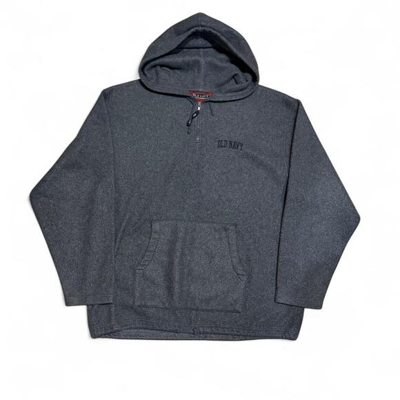 Vintage VTG 90’s Y2K Old Navy Fleece Zip Up Hoodie Sweatshirt - Picture 1 of 7